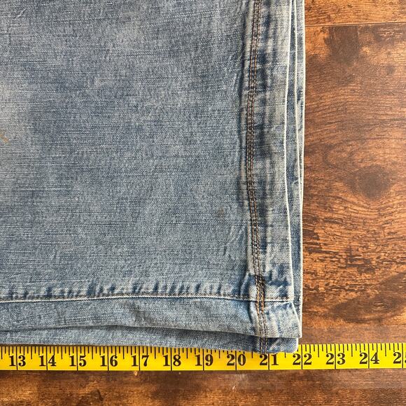 Maurices M Jeans 16W Short High Rise Button Fly Wide Leg Light Wash Beachy - Picture 5 of 9